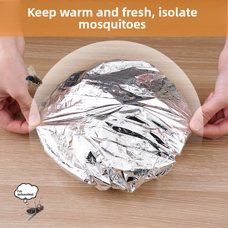 Toplus™ Reusable Foil Food Covers - 10 Pieces