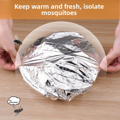 Toplus™ Reusable Foil Food Covers - 10 Pieces